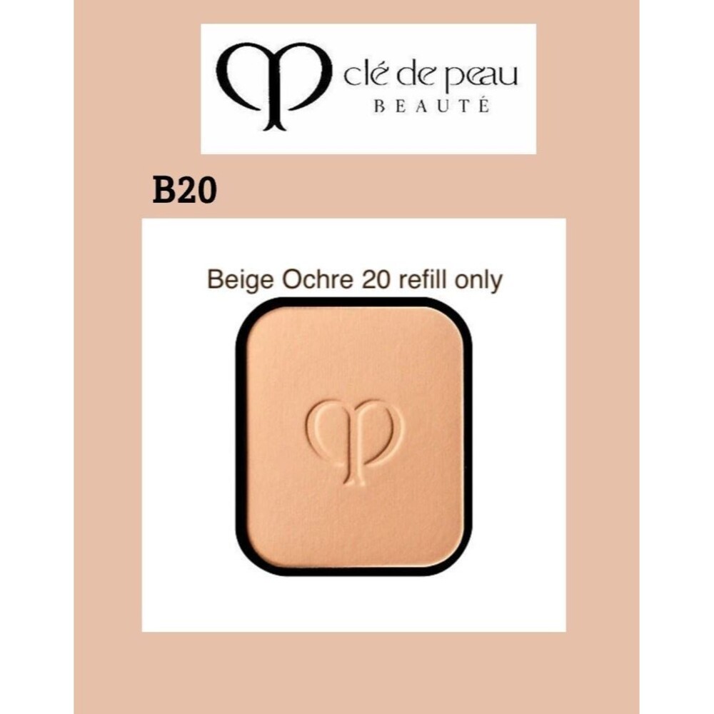 Cle de Peau TEINT POUDRE ECLAT Powder Foundation 11g REFILL B20 NEW SEALED